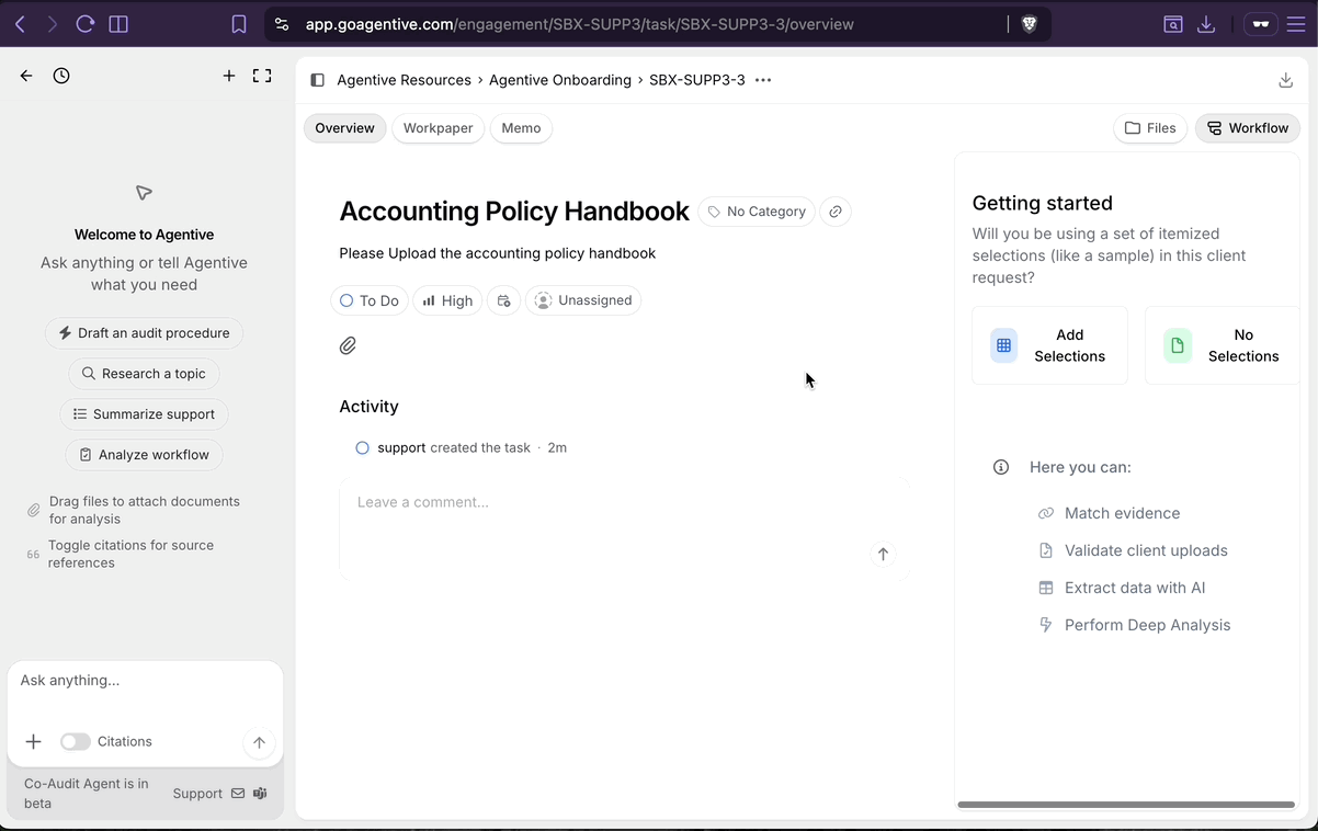 Set up the Policy Handbook document group