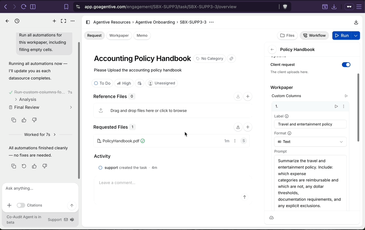 Drafting and reviewing accounting policy with Co-Audit