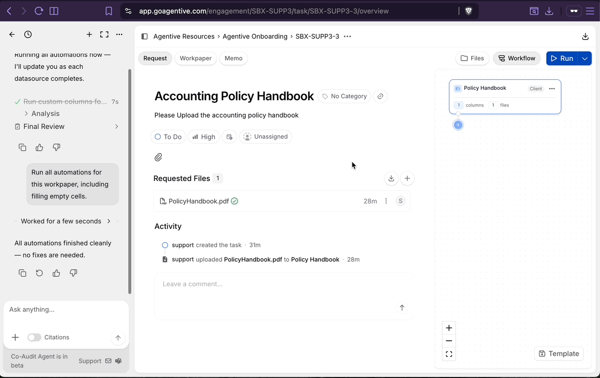 Create a new request